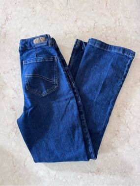 Fat Face Women's Boot Cut Jeans in Deep Blue